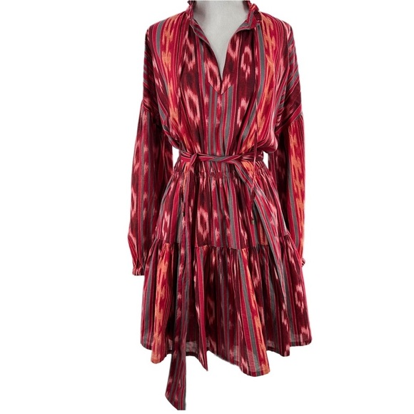 Ralph Lauren Dresses & Skirts - Lauren Ralph Lauren dress size 6 red southwestern rodeo 100% cotton button down